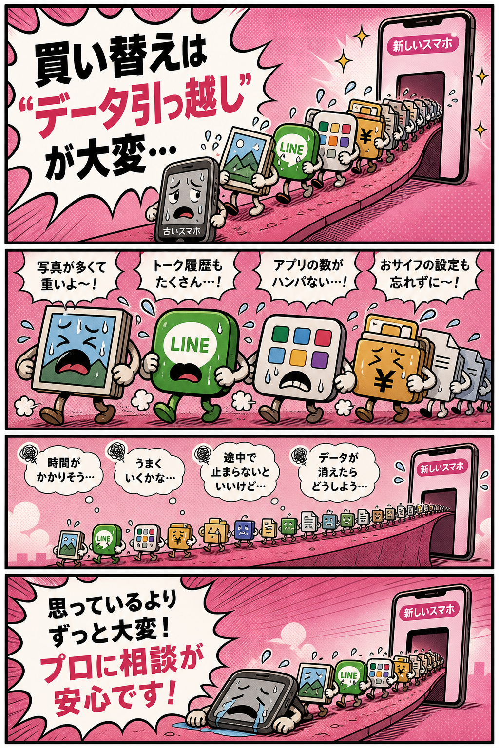 買い替えはデータ引っ越しが大変