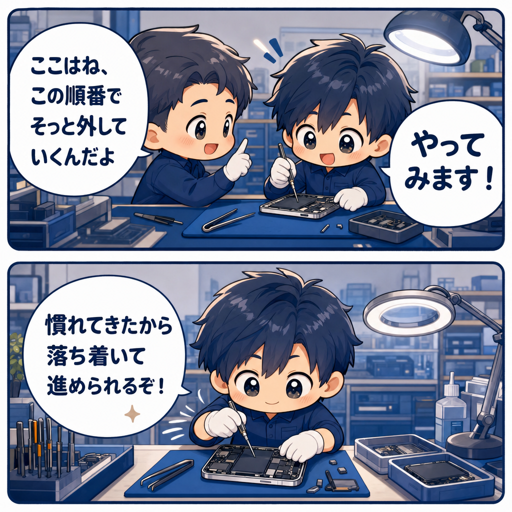 成功する人と失敗する人の漫画 1ページ目｜スマホ１１９
