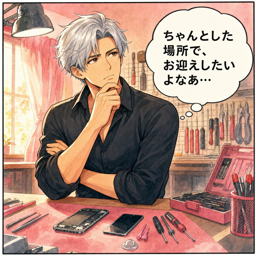 出店の歩み・序章の漫画 2ページ目｜スマホ１１９