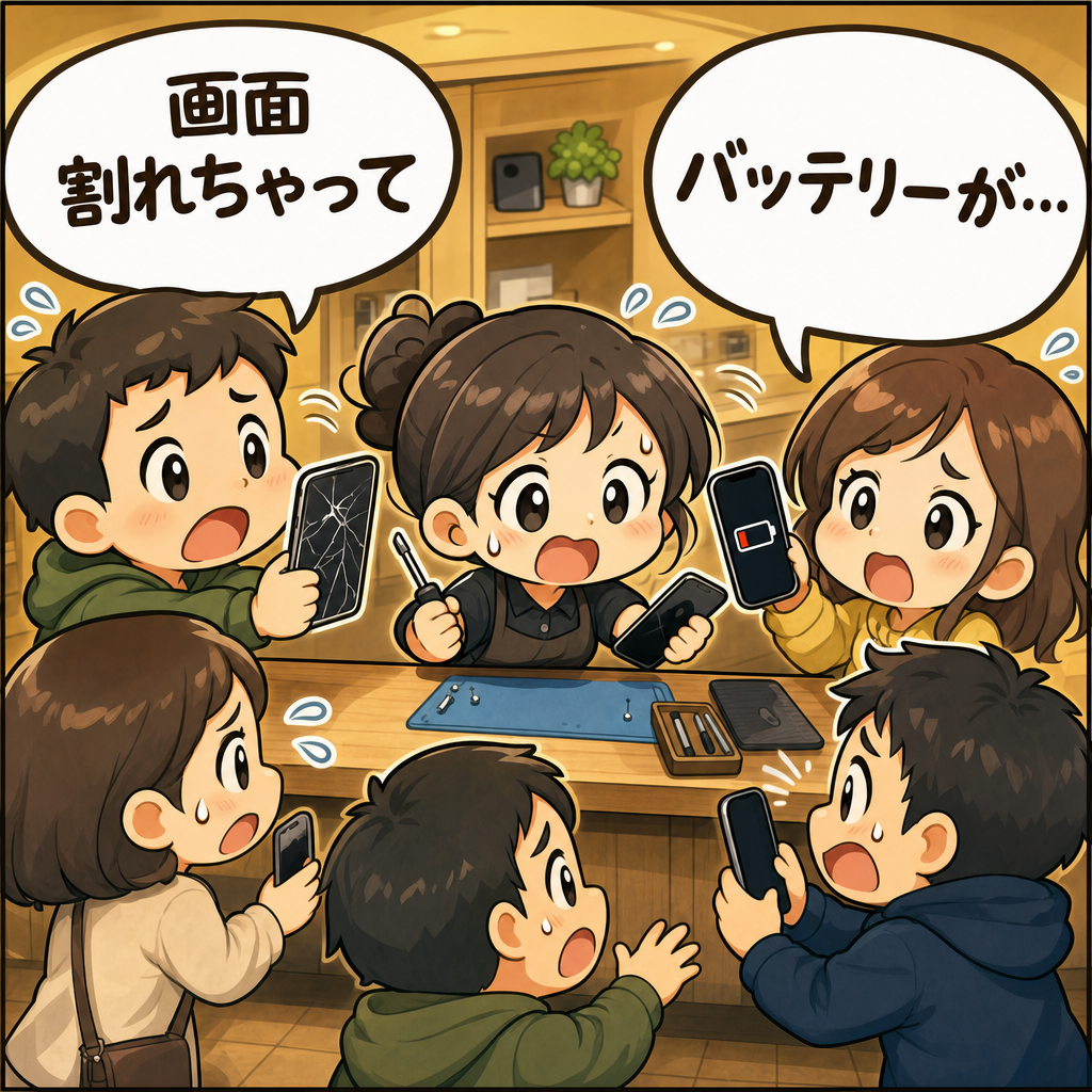 １号店・泡瀬本店の漫画 2ページ目｜スマホ１１９