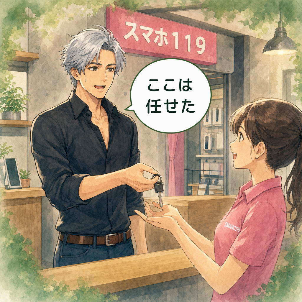 ２号店・石川支店の漫画 1ページ目｜スマホ１１９