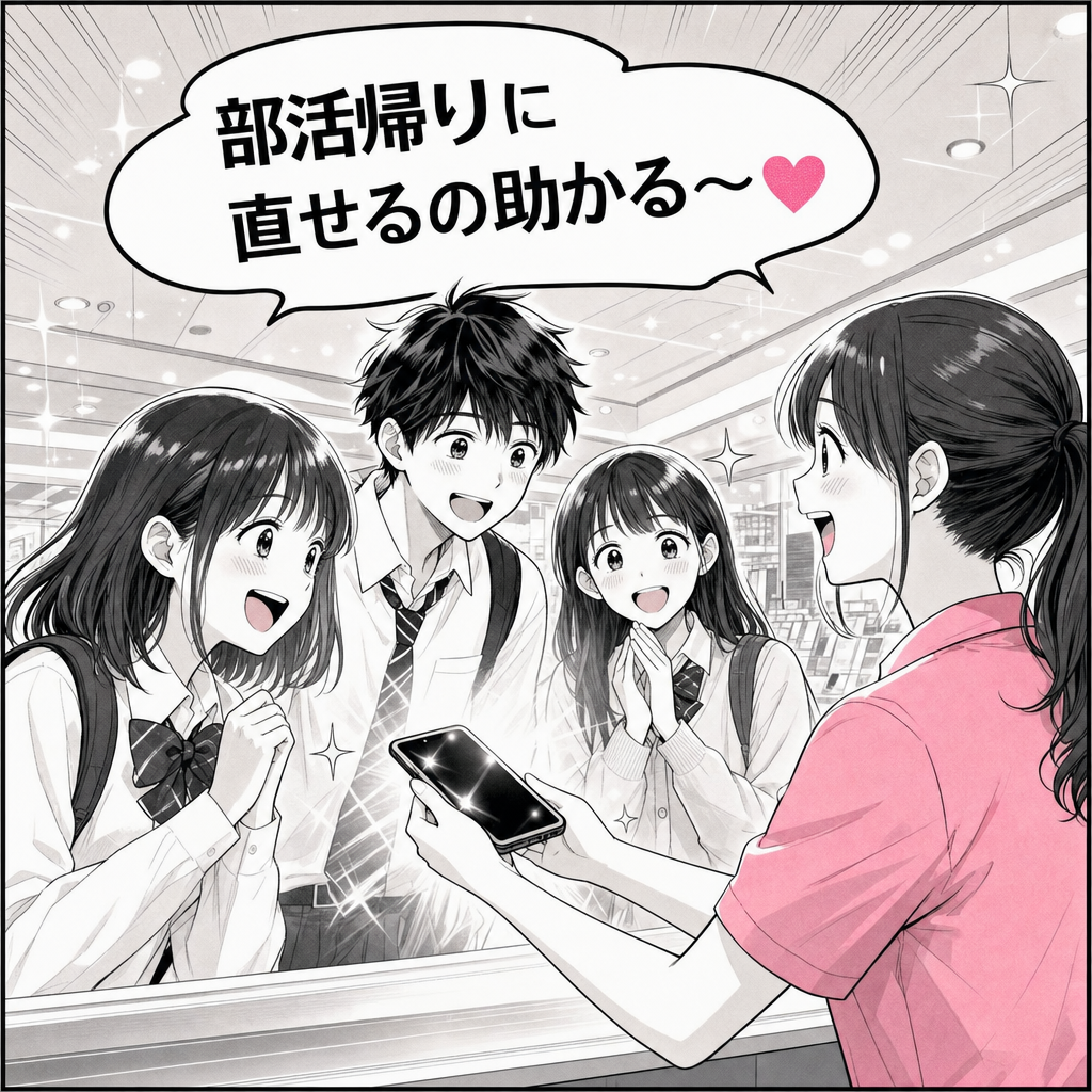３号店・とよみ支店の漫画 2ページ目｜スマホ１１９