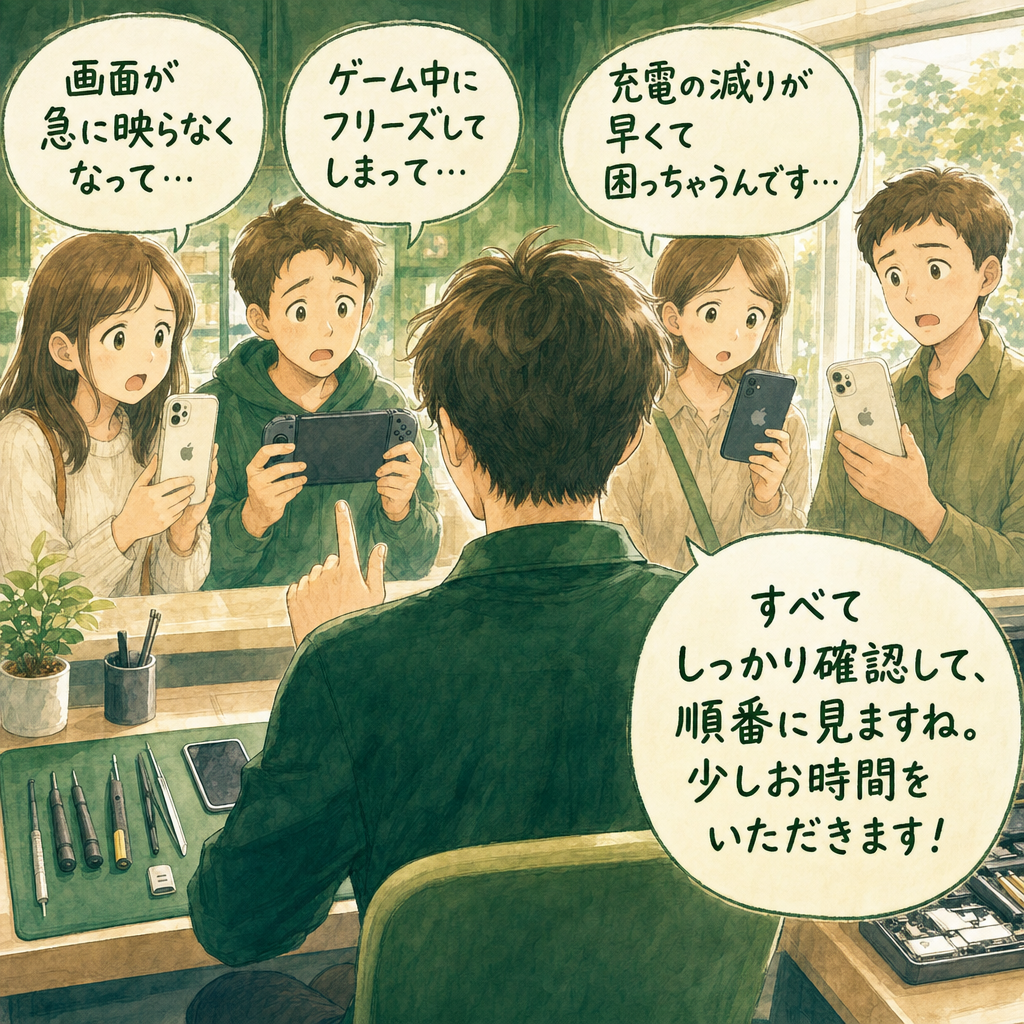 １１号店・南城大里店の漫画 3ページ目｜スマホ１１９