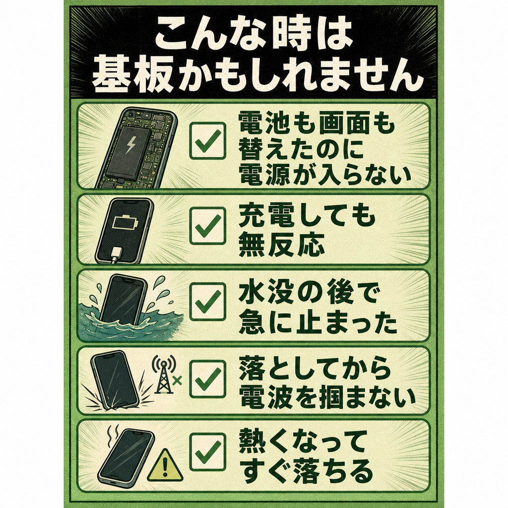 基板が原因かもしれない5つの症状
