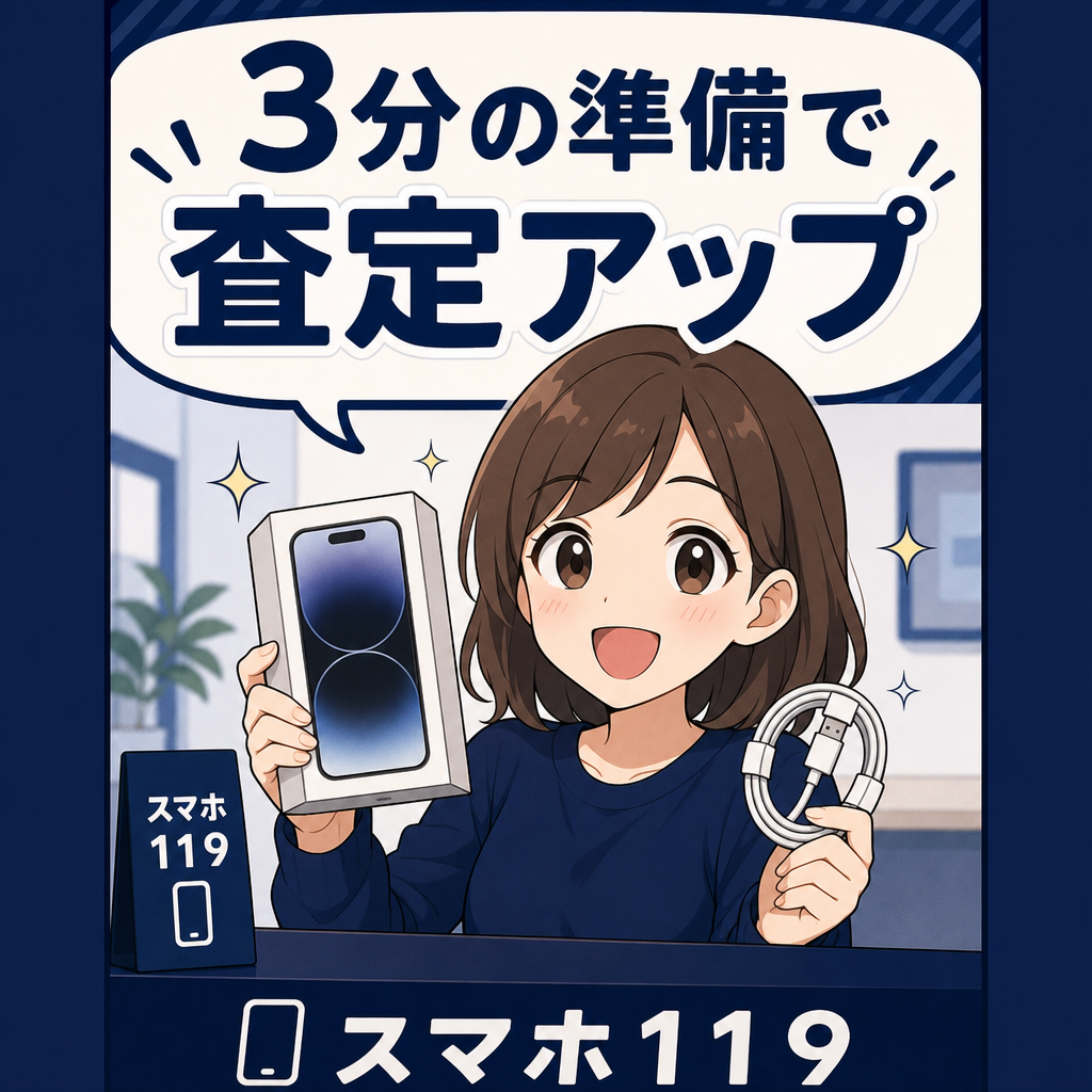付属品を揃えてiPhoneの買取査定アップ