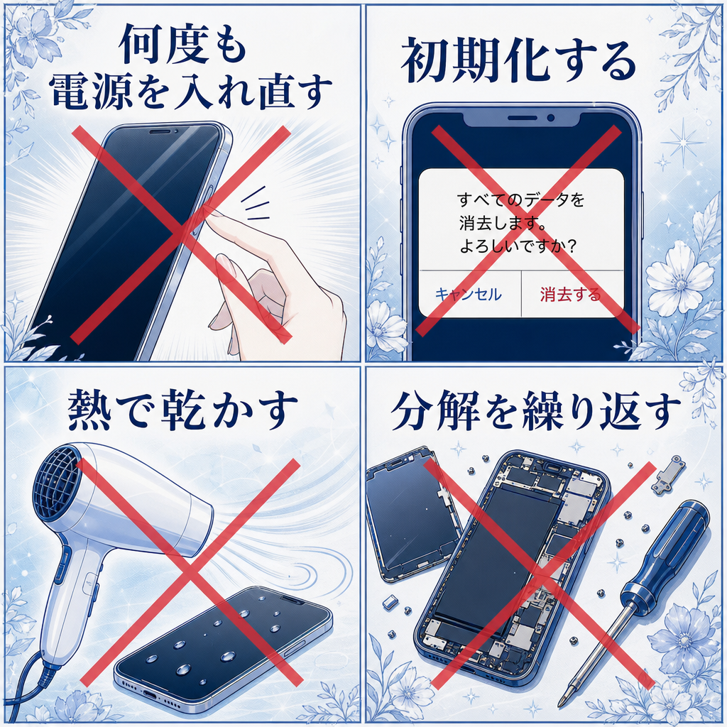 データを取り出せなくする4つのNG行為