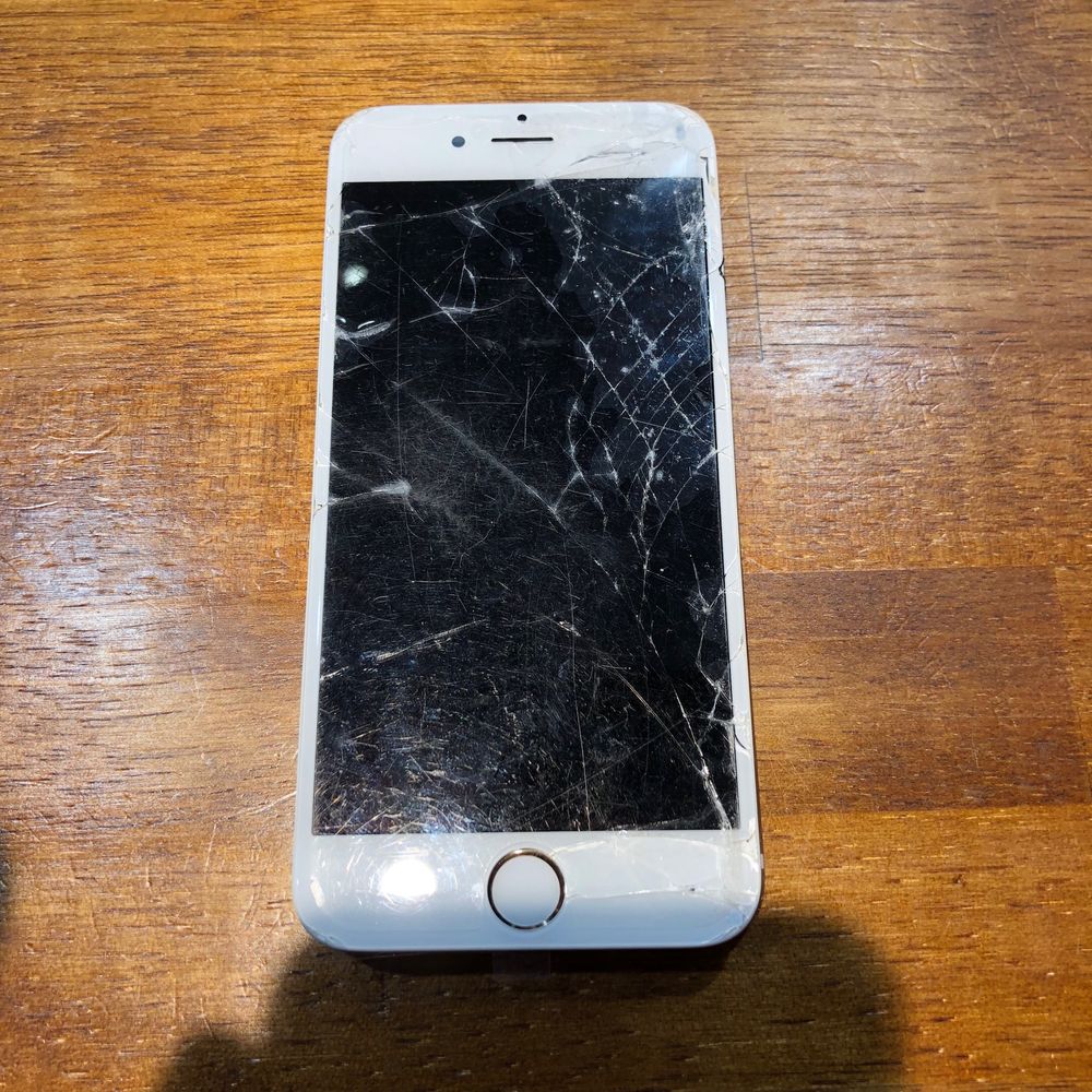 iphone7 32GB black フロントパネル白 バッテリー98% SIMフリー