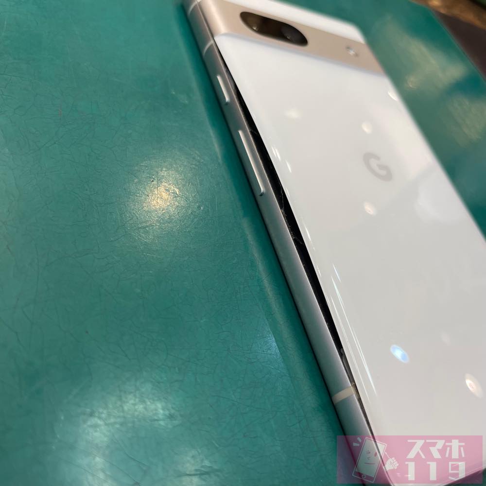 ◯Google Pixel 7a バッテリー交換！膨張したままの使用は危険です
