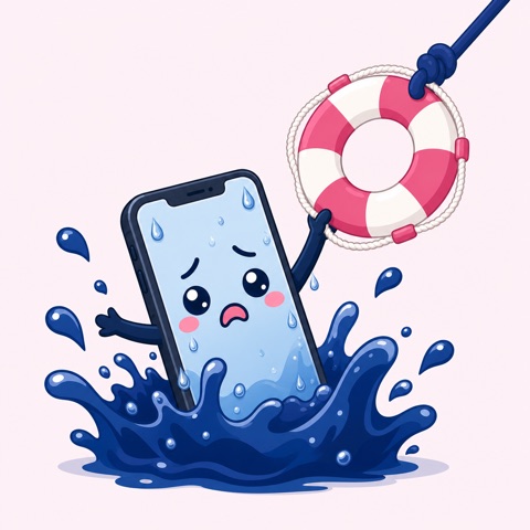 iPhone水没復旧 4,800円から（沖縄のスマホ119）
