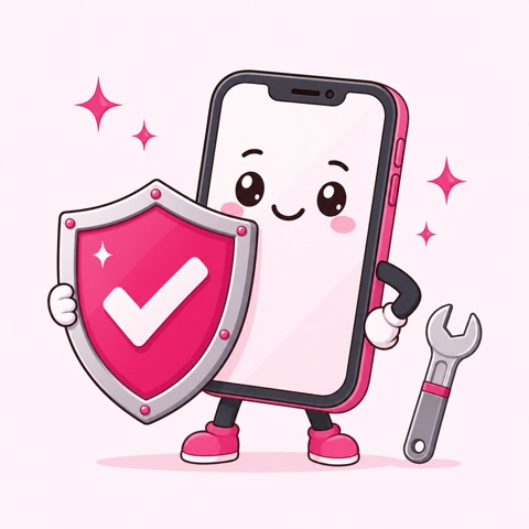 iPhone修理1ヶ月保証つき・明朗会計のスマホ119