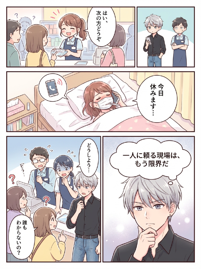 第2章の4コマ漫画：エースが倒れた日